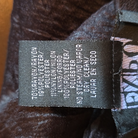 Skirt: After 5, dressy, Black crinkle texture, flare bottom, dressy #10 - Picture 6 of 6